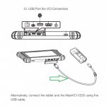 USB Cable for Autel MK906PRO-TS MK906S PRO-TS VCI Update